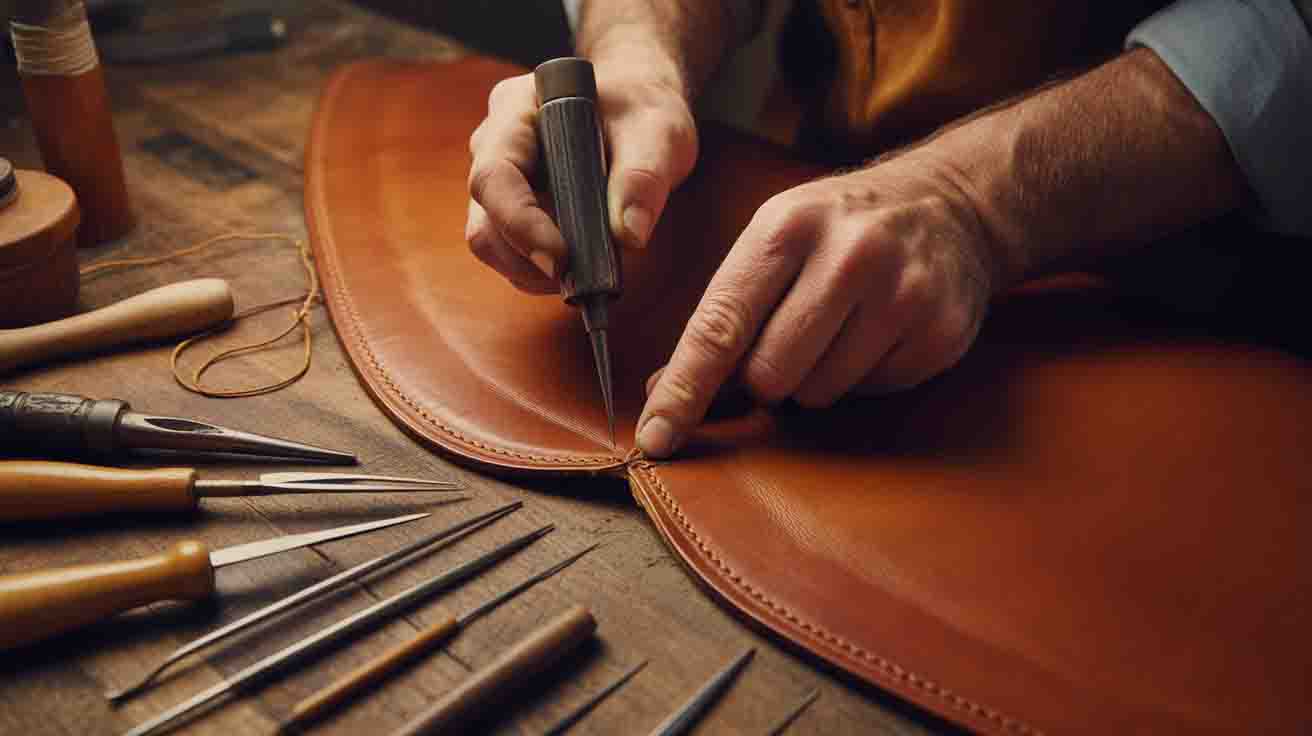 Réparation de cuir déchiré